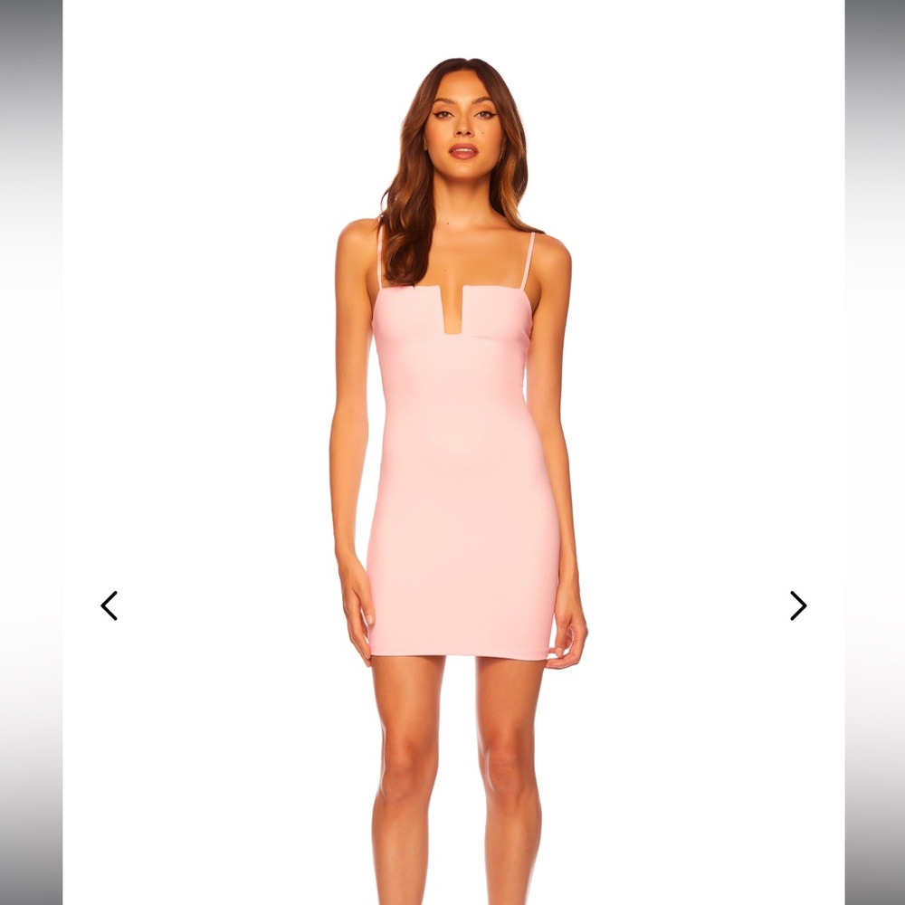 SUSANA MONACO
Square Wire String Mini Dress Blush